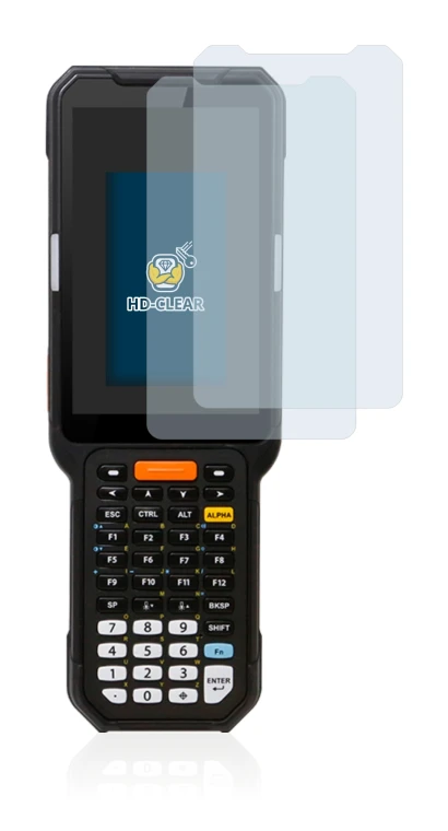Immagine del dispositivo Point Mobile PM451 con un'ampia varietà di protezioni per lo schermo.