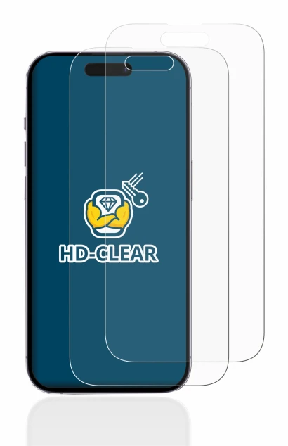 Immagine del dispositivo Apple iPhone 14 Pro con un'ampia varietà di protezioni per lo schermo.