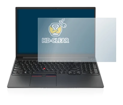 Immagine del dispositivo Lenovo ThinkPad E15 Gen 4 con un'ampia varietà di protezioni per lo schermo.