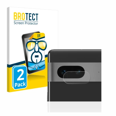 Parte frontale di una confezione del prodotto con il logo del marchio BROTECT. Accanto è raffigurato il dispositivo Google Pix