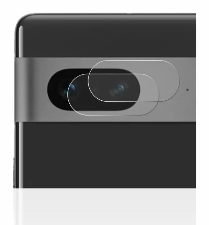 Immagine del dispositivo Google Pixel 7 (SOLO Fotocamera) con un'ampia varietà di protezioni per lo schermo.