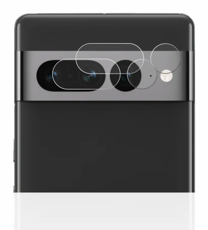 Immagine del dispositivo Google Pixel 7 Pro (SOLO Fotocamera) con un'ampia varietà di protezioni per lo schermo.