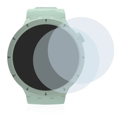 Immagine del dispositivo Swatch Big Bold Bioceramic con un'ampia varietà di protezioni per lo schermo.