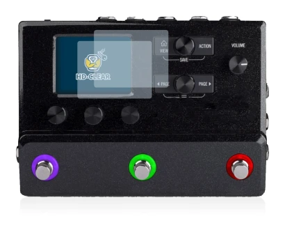 Immagine del dispositivo Line 6 hx stomp con un'ampia varietà di protezioni per lo schermo.