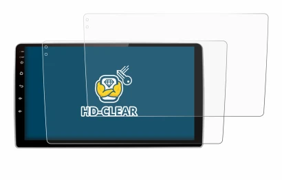 Immagine del dispositivo Junsun V1 pro 9" con un'ampia varietà di protezioni per lo schermo.