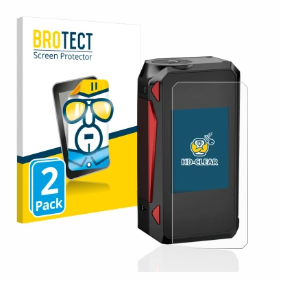 Parte frontale di una confezione del prodotto con il logo del marchio BROTECT. Accanto è raffigurato il dispositivo Smok G-Pri