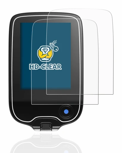 Immagine del dispositivo Freestyle Libre 3 con un'ampia varietà di protezioni per lo schermo.