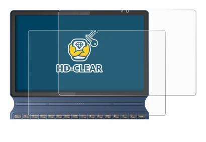 Immagine del dispositivo Lenovo IdeaPad Duet 3i Gen 8 11" con un'ampia varietà di protezioni per lo schermo.