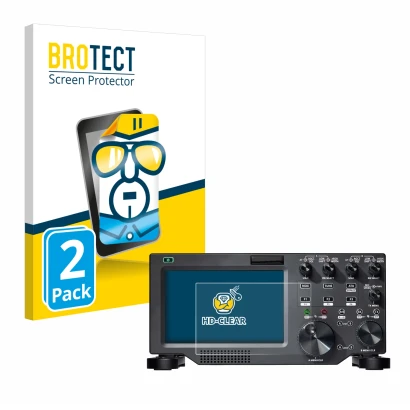 Parte frontale di una confezione del prodotto con il logo del marchio BROTECT. Accanto è raffigurato il dispositivo FlexRadio
