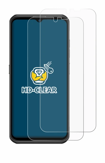 Immagine del dispositivo Ulefone Armor 17 Pro con un'ampia varietà di protezioni per lo schermo.