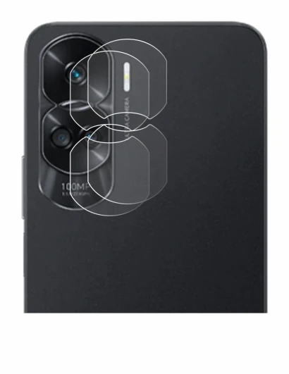 Immagine del dispositivo Honor 90 Lite (SOLO Fotocamera) con un'ampia varietà di protezioni per lo schermo.