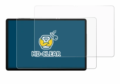 Immagine del dispositivo Samsung Galaxy Tab S9 WiFi con un'ampia varietà di protezioni per lo schermo.