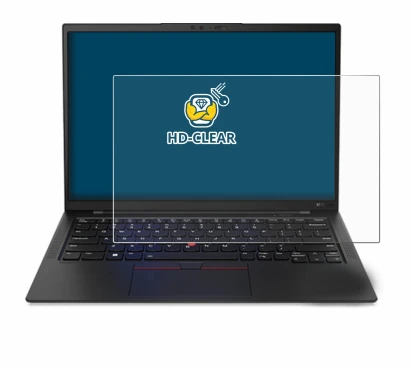 Immagine del dispositivo Lenovo ThinkPad X1 Carbon 14" Gen 11 con un'ampia varietà di protezioni per lo schermo.