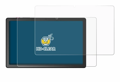 Immagine del dispositivo Telekom T Tablet con un'ampia varietà di protezioni per lo schermo.