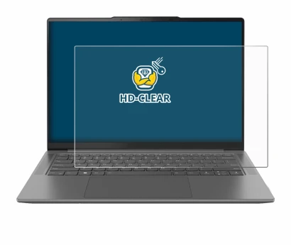 Immagine del dispositivo Lenovo Yoga Pro 7 Gen 8 14" con un'ampia varietà di protezioni per lo schermo.