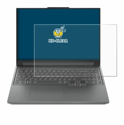 Immagine del dispositivo Lenovo Legion Slim 5 14 con un'ampia varietà di protezioni per lo schermo.