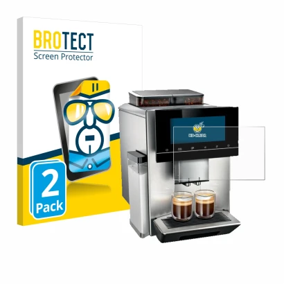 Parte frontale di una confezione del prodotto con il logo del marchio BROTECT. Accanto è raffigurato il dispositivo Siemens EQ