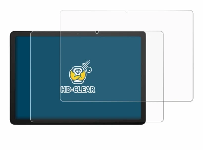 Immagine del dispositivo Samsung Galaxy Tab A9 Plus WiFi con un'ampia varietà di protezioni per lo schermo.