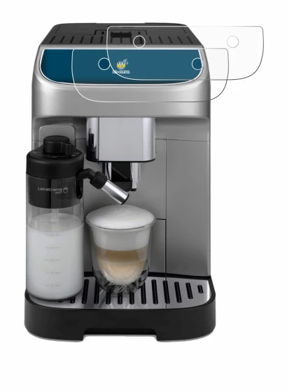 Immagine del dispositivo DeLonghi Magnifica Plus con un'ampia varietà di protezioni per lo schermo.
