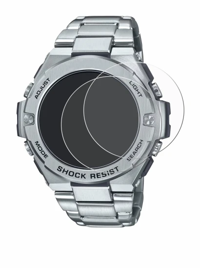 Immagine del dispositivo Casio G-Shock GST-B500D-1A con un'ampia varietà di protezioni per lo schermo.