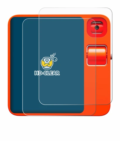 Immagine del dispositivo rabbit r1 con un'ampia varietà di protezioni per lo schermo.