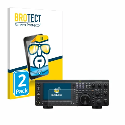 Parte frontale di una confezione del prodotto con il logo del marchio BROTECT. Accanto è raffigurato il dispositivo Kenwood TS