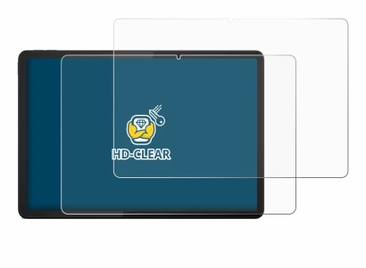 Immagine del dispositivo Lenovo Tab M11 con un'ampia varietà di protezioni per lo schermo.