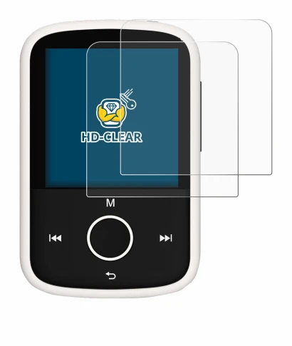 Immagine del dispositivo Majority MP3 16GB con un'ampia varietà di protezioni per lo schermo.