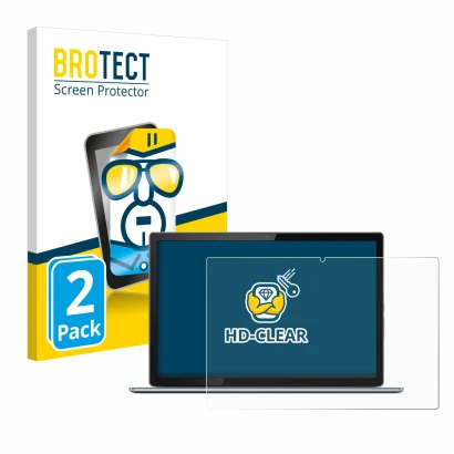 Parte frontale di una confezione del prodotto con il logo del marchio BROTECT. Accanto è raffigurato il dispositivo Lenovo Ide