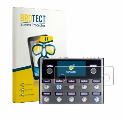 Parte frontale di una confezione del prodotto con il logo del marchio BROTECT. Accanto è raffigurato il dispositivo Fender Ton