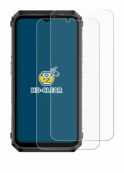 Immagine del dispositivo Ulefone Power Armor 18 con un'ampia varietà di protezioni per lo schermo.