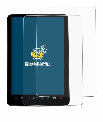 Immagine del dispositivo Volvo EX30 12.3" con un'ampia varietà di protezioni per lo schermo.