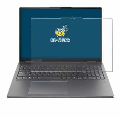 Immagine del dispositivo Lenovo Yoga 7i 2-in-1 Gen 9 16" con un'ampia varietà di protezioni per lo schermo.