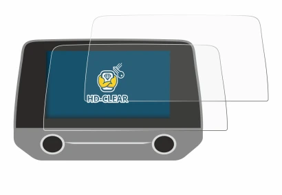 Immagine del dispositivo Ford Focus MK4 Sync 3 con un'ampia varietà di protezioni per lo schermo.