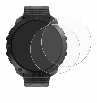 Immagine del dispositivo Polar Grit X2 Pro con un'ampia varietà di protezioni per lo schermo.