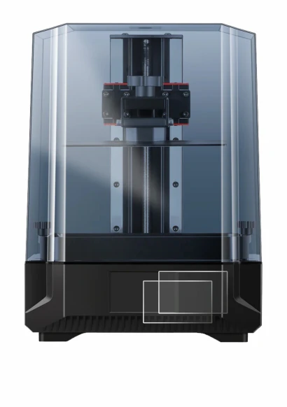 Immagine del dispositivo Anycubic Photon Mono X 6Ks con un'ampia varietà di protezioni per lo schermo.