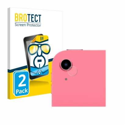 Parte frontale di una confezione del prodotto con il logo del marchio BROTECT. Accanto è raffigurato il dispositivo Apple iPad