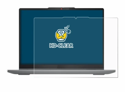 Immagine del dispositivo Lenovo IdeaPad 5 2-in-1 14AHP9 con un'ampia varietà di protezioni per lo schermo.