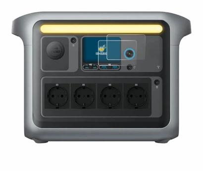 Immagine del dispositivo Anker SOLIX C1000X con un'ampia varietà di protezioni per lo schermo.
