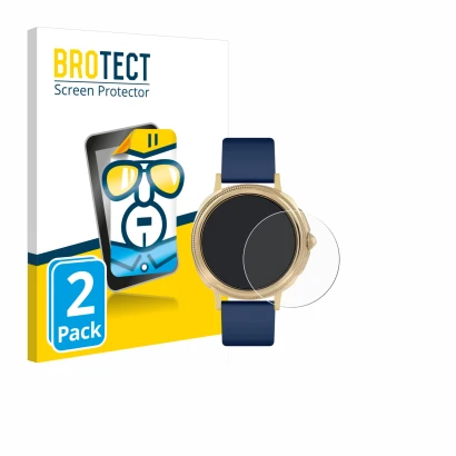 Parte frontale di una confezione del prodotto con il logo del marchio BROTECT. Accanto è raffigurato il dispositivo Reflex Act