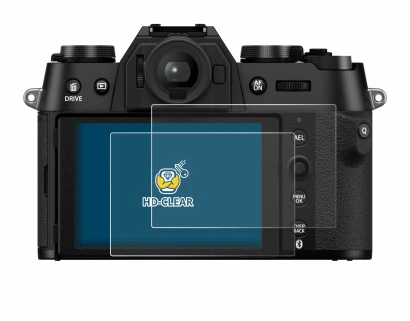 Immagine del dispositivo Fujifilm X-T50 con un'ampia varietà di protezioni per lo schermo.
