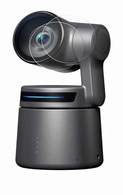 Immagine del dispositivo OBSBOT Tail Air con un'ampia varietà di protezioni per lo schermo.