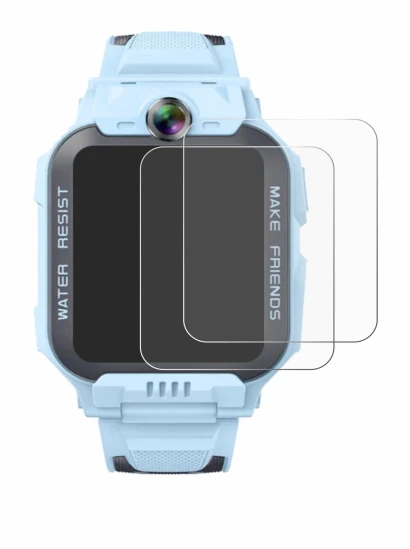 Immagine del dispositivo Imoo Watch Phone Z7 con un'ampia varietà di protezioni per lo schermo.