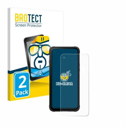 Parte frontale di una confezione del prodotto con il logo del marchio BROTECT. Accanto è raffigurato il dispositivo Hammer Bla