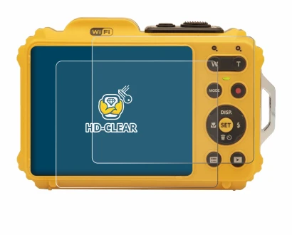 Immagine del dispositivo Kodak Pixpro WPZ2 con un'ampia varietà di protezioni per lo schermo.