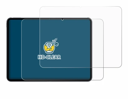 Immagine del dispositivo OnePlus Pad 2 con un'ampia varietà di protezioni per lo schermo.