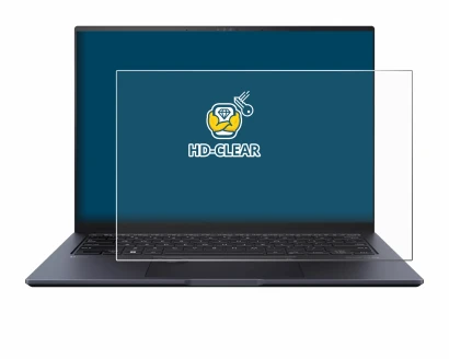 Immagine del dispositivo ASUS ZenBook Pro 14 UX6404V con un'ampia varietà di protezioni per lo schermo.