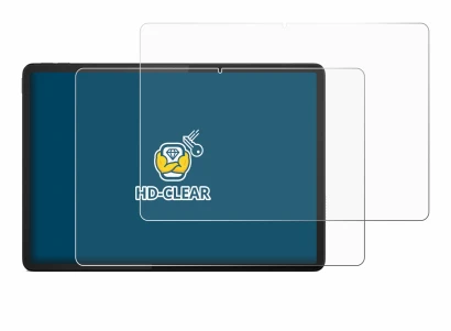 Immagine del dispositivo Lenovo Tab K11 con un'ampia varietà di protezioni per lo schermo.