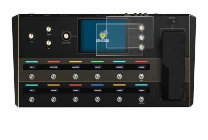 Immagine del dispositivo Headrush Prime con un'ampia varietà di protezioni per lo schermo.