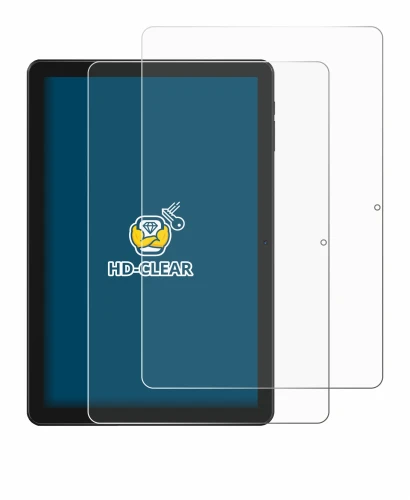 Immagine del dispositivo Doogee T10W con un'ampia varietà di protezioni per lo schermo.